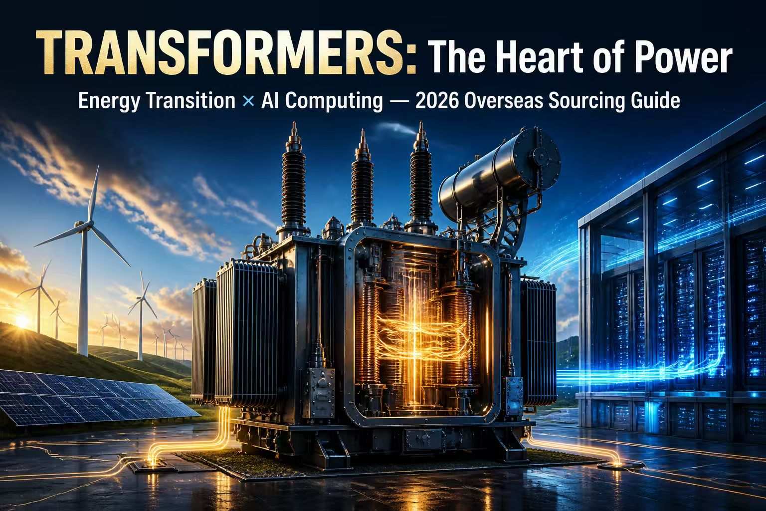 Transformatoren: Das „Herz der Macht“ mit doppelten Wachstumschancen – Energiewende und KI-Computing-Anstieg | Leitfaden zur Beschaffung im Ausland 2026
