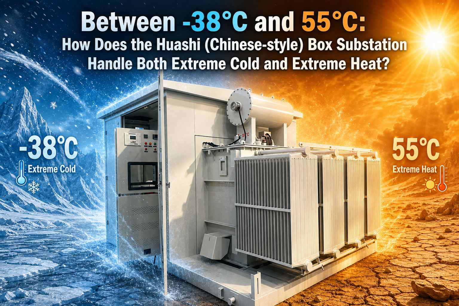 Zwischen -38 °C und 55 °C: Wie funktioniert die Huashi-Box-Umspannstation (im chinesischen Stil)?
